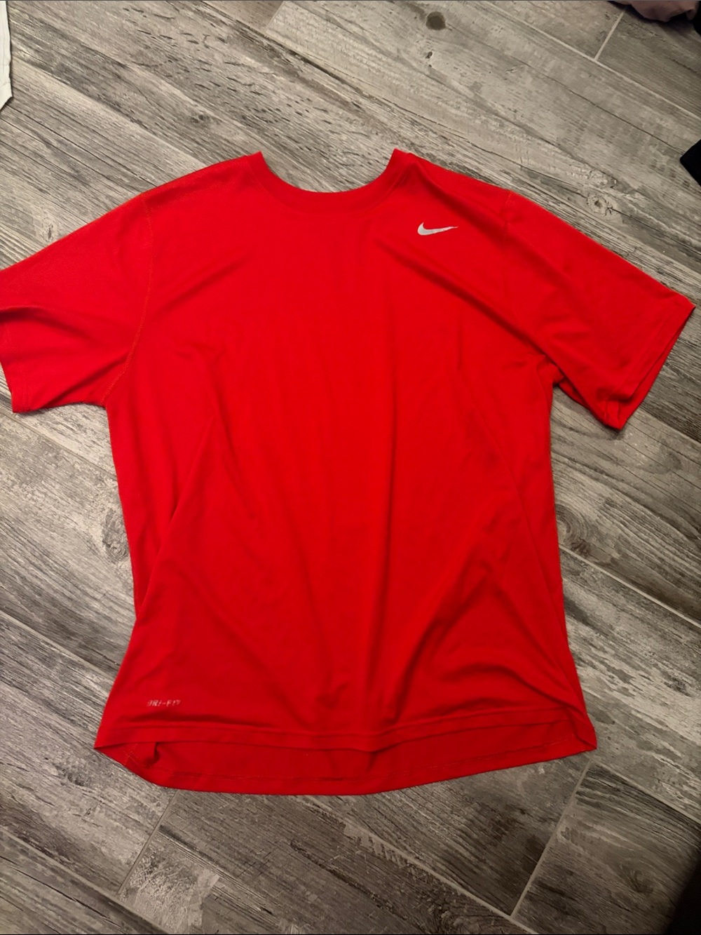 Nike Men’s Red Short Sleeve Dri-FIT Crew Tee